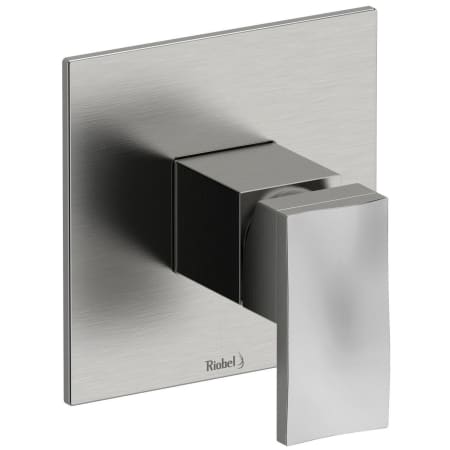 Riobel Reflet Pressure Balanced Valve Trim Only with Single Lever Handle - Less Rough In Brushed Chrome