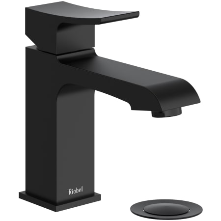 Riobel Zendo 1.2 GPM Single Hole Bathroom Faucet Black