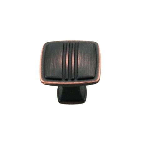 RK International Alder 1-1/4" (1.25") Modern Industrial Square Cabinet Knob / Drawer Knob Valencia Bronze