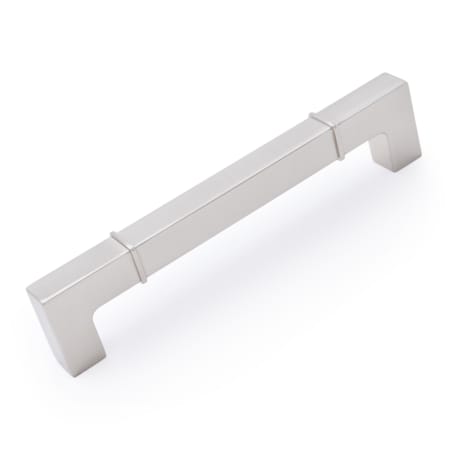 RK International Newbury 6" Center to Center Modern Industrial Squared Block Cabinet Handle / Cabinet Pull Satin Nickel