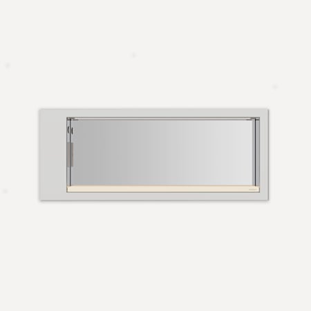 Robern 23-1/4" x 9-3/8" Lighted Framed Medicine Cabinet Chrome