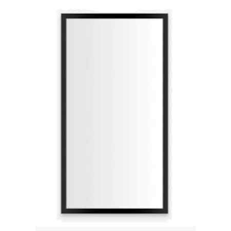 Robern 15 1/4" x 30" x 6" Profiles Cabinet with Reversible Hinge Non-Electric Matte Black