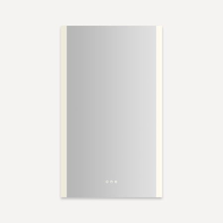 Robern AiO Reserve 23-1/4" x 39-3/8" Lighted Frameless Single Door Medicine Cabinet Mirror