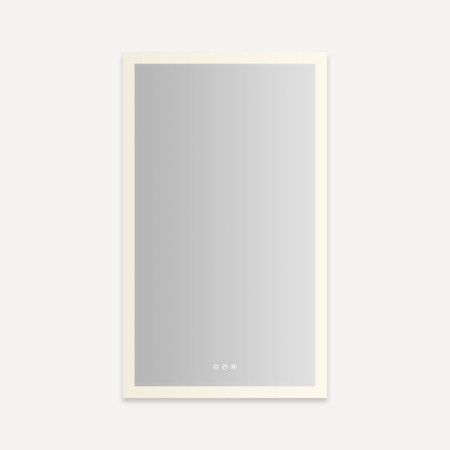 Robern AiO Reserve 23-1/4" x 39-3/8" Lighted Frameless Single Door Medicine Cabinet Mirror