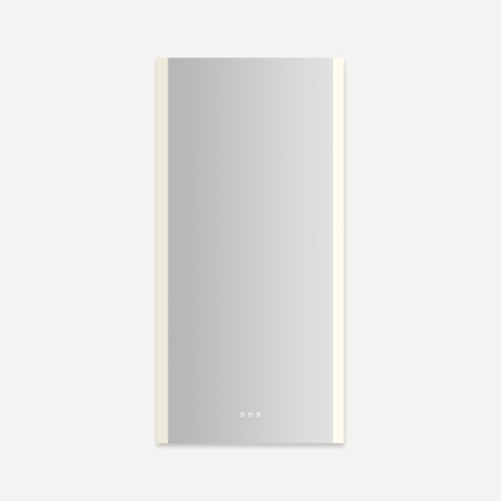 Robern AiO Reserve 23-1/4" x 48" Lighted Frameless Single Door Medicine Cabinet Mirror