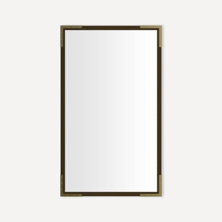 Robern Craft Series 23-1/4" W x 39-3/8" H Traditional Rectangular Framed Bathroom Wall Mirror Bronze with Aged Brass