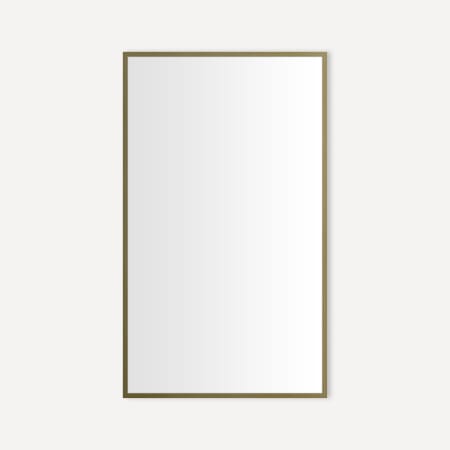 Robern Craft Series 24-1/4" W x 39-3/8" H Traditional Rectangular Framed Bathroom Wall Mirror Aged Brass