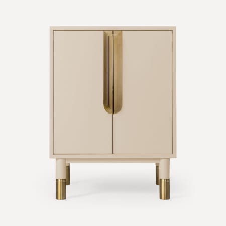 Robern Islamorada 24" Single Free Standing Vanity Cabinet - Less Vanity Top Sand / Aged Brass