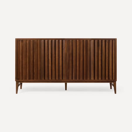 Robern Sinca 60" Double Free Standing Vanity Cabinet - Less Vanity Top Walnut