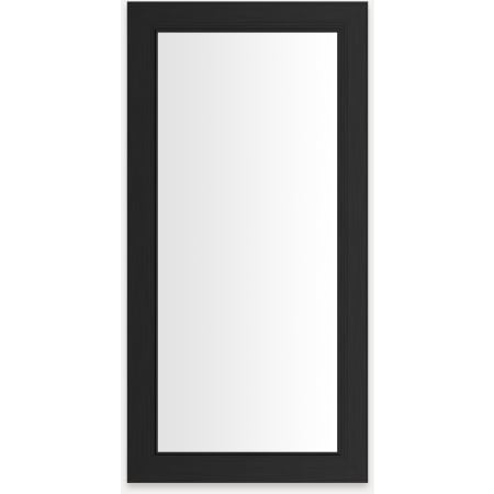 Robern Main Line 19-1/4" x 39-3/8" Framed Single Door Medicine Cabinet with Soft Close Hinges Brushed Black