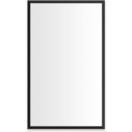 Robern Main Line 23-1/4" x 39-3/8" Framed Single Door Medicine Cabinet with Soft Close Hinges, Interior Lighting, USB Charging Ports, and Electrical Outlets Brushed Black