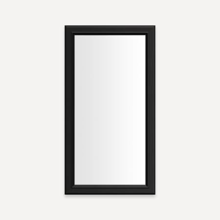 Robern Main Line 15-1/8" W x 29-7/8" H Traditional Rectangular Framed Bathroom Wall Mirror Brushed Black