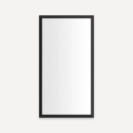Robern Main Line 15-1/8" W x 29-7/8" H Traditional Rectangular Framed Bathroom Wall Mirror Brushed Black