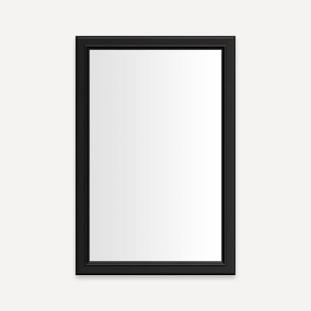 Robern Main Line 19-1/8" W x 29-7/8" H Traditional Rectangular Framed Bathroom Wall Mirror Brushed Black