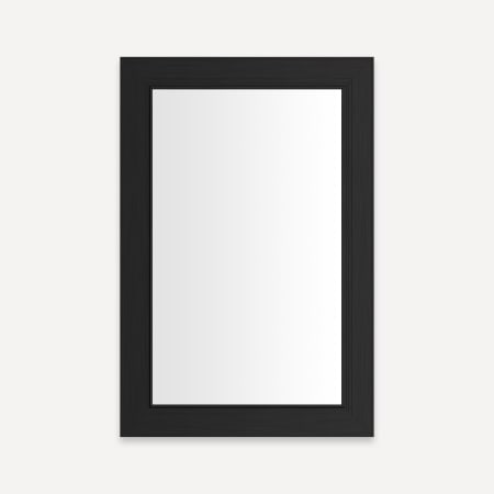 Robern Main Line 19-1/8" W x 29-7/8" H Traditional Rectangular Framed Bathroom Wall Mirror Brushed Black