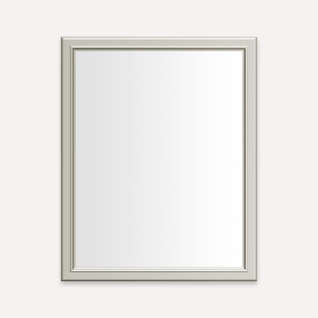 Robern Main Line 23-1/8" W x 29-7/8" H Traditional Rectangular Framed Bathroom Wall Mirror Polished Nickel