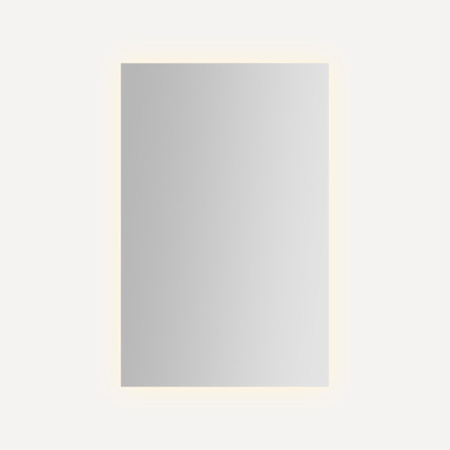 Robern Presence 19-1/4" x 30" Lighted Frameless Single Door Medicine Cabinet Mirror