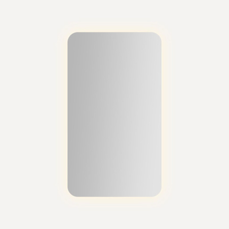 Robern Presence 19-1/4" x 33-7/8" Lighted Frameless Single Door Medicine Cabinet Mirror