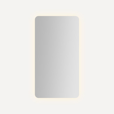 Robern Presence 23-1/4" x 43-3/8" Lighted Frameless Single Door Medicine Cabinet Mirror