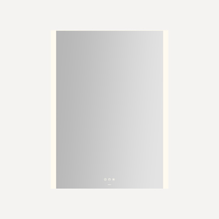 Robern Instinct 29-1/8"W x 39-1/4"H Rectangular Flat Frameless Wall Mounted Bathroom Mirror with LED Lighting Mirror