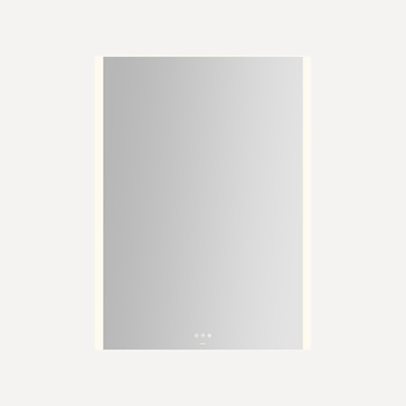 Robern Instinct 35-1/8"W x 47-3/8"H Rectangular Flat Frameless Wall Mounted Bathroom Mirror with LED Lighting Mirror