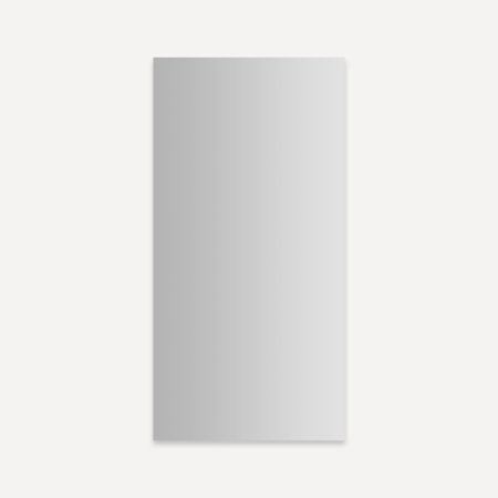 Robern M Series 20" x 40" x 4" Flat Plain Single Door Medicine Cabinet with Left Hinge, Integrated Outlets, Interior Light, Mirror Defogger, and Nightlight Mirrored