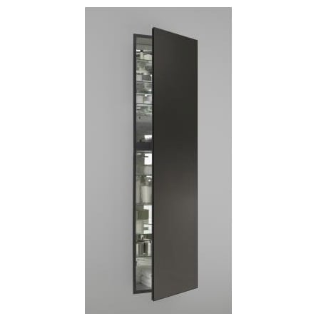 Robern M Series 20" x 70" x 4" Single Door Medicine Cabinet with Right Hinge and Magnetic Organization Black
