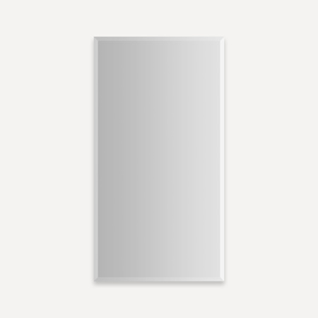 Robern M Series Reserve 15-1/4" x 30" x 4" Right Swinging Frameless Single Door Medicine Cabinet with Soft Close Hinges Beveled Edge