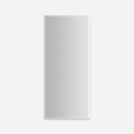 Robern M Series Reserve 15-1/4" x 36" x 4" Left Swinging Frameless Single Door Medicine Cabinet with Soft Close Hinges Beveled Edge