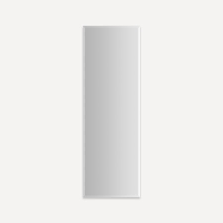 Robern M Series Reserve 15-1/4" x 48" x 4" Right Swinging Frameless Single Door Medicine Cabinet with Soft Close Hinges Beveled Edge