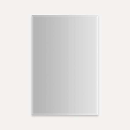 Robern M Series Reserve 19-1/4" x 30" x 6" Right Swinging Frameless Single Door Medicine Cabinet with Soft Close Hinges Beveled Edge