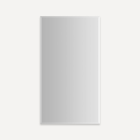 Robern M Series Reserve 19-1/4" x 36" x 6" Right Swinging Frameless Single Door Medicine Cabinet with Soft Close Hinges Beveled Edge