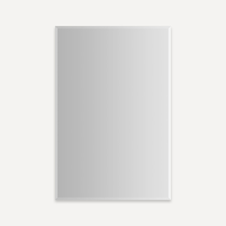 Robern M Series Reserve 23-1/4" x 36" x 4" Left Swinging Frameless Single Door Medicine Cabinet with Soft Close Hinges Beveled Edge