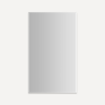 Robern M Series Reserve 23-1/4" x 39-3/8" x 4" Left Swinging Frameless Single Door Medicine Cabinet with Soft Close Hinges Beveled Edge