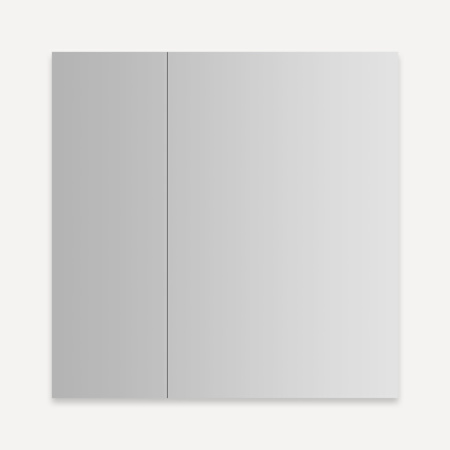 Robern M Series Reserve 29-1/4" x 30" Frameless Double Door Medicine Cabinet Mirrored