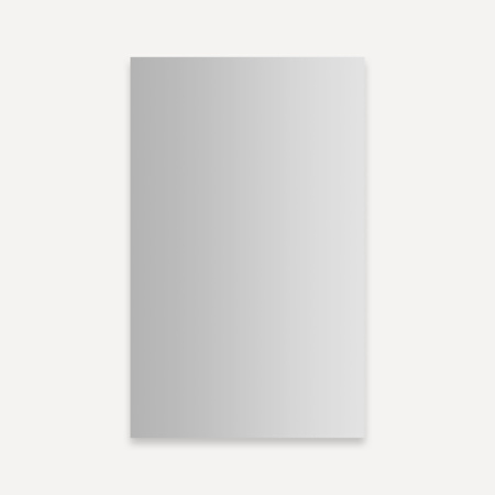 Robern PL Portray 15-1/4" x 26" Frameless Single Door Medicine Cabinet with Slow Close Hinges Mirrored