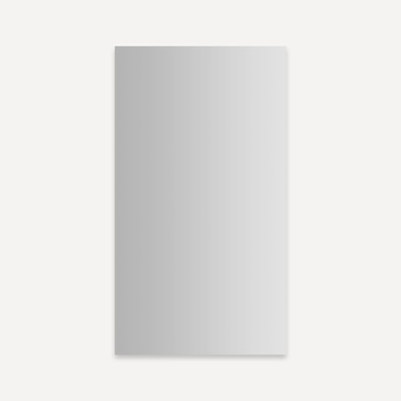 Robern PL Portray 19-1/4" x 36" Frameless Single Door Medicine Cabinet with Slow Close Hinges Mirrored