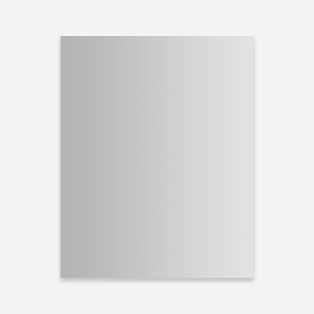 Robern PL Portray 23-1/4" x 30" Frameless Single Door Medicine Cabinet with Slow Close Hinges Mirrored