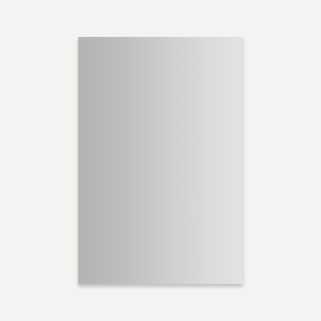 Robern PL Portray 23-1/4" x 36" Frameless Single Door Medicine Cabinet with Slow Close Hinges and Sliding Magnification Mirror Mirrored