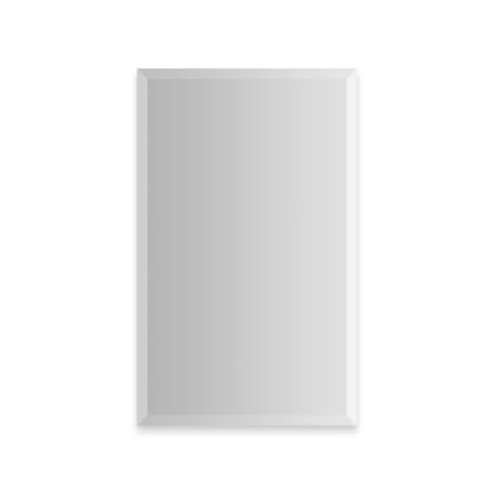 Robern PL Portray 23-1/4" x 39-3/8" Beveled Frameless Single Door Medicine Cabinet with Slow Close Hinges Mirrored