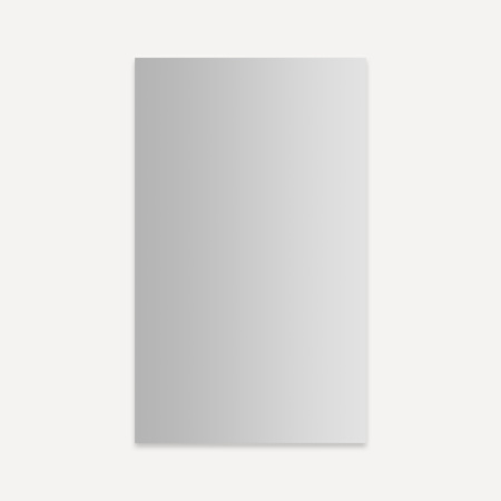 Robern PL Portray 23-1/4" x 39-3/8" Frameless Single Door Medicine Cabinet with Slow Close Hinges Mirrored