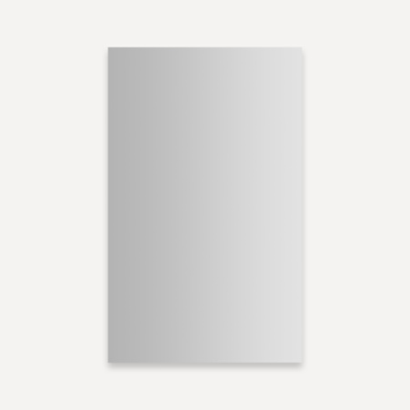 Robern R3 16" x 26" x 4" Plain Single Door Medicine Cabinet with Reversible Hinge Mirrored