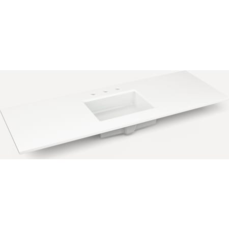 Robern Vanity Tops 61" Quartz Vanity Top Quartz White