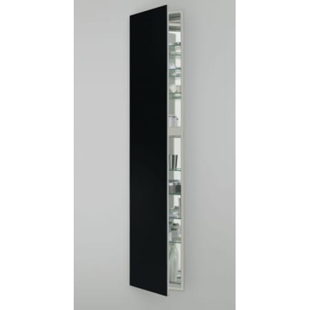 Robern M Series 16" x 70" x 6" Single Door Medicine Cabinet with Left Hinge, Integrated Outlets, and Interior Lights Black