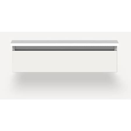 Robern Cartesian 30-1/8" x 7-1/2" x 18-3/4" Vanity with Plumbing Drawer Satin White