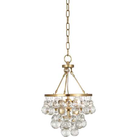 Robert Abbey Bling 2 Light 11" Wide Pendant Antique Brass