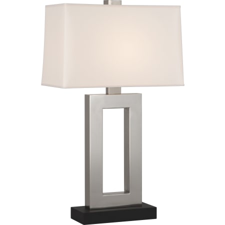 Robert Abbey Doughnut 30" Column Table Lamp Antique Silver