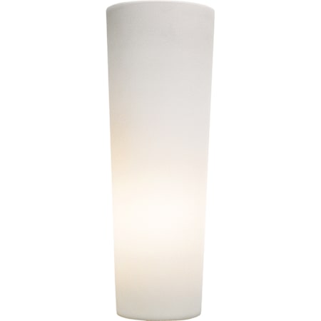 Robert Abbey Rico Espinet Marina 22" Tall Column Table Lamp with Cased Glass Shade Frost White Cas