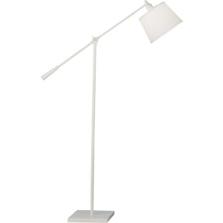Robert Abbey Real Simple 43" Boom Arm Floor Lamp with Monte Blanc Shade Stardust White