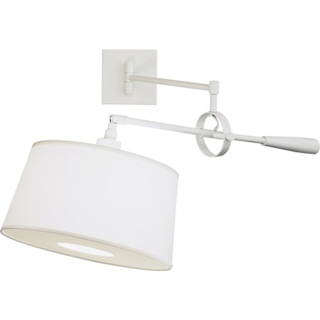 Robert Abbey Real Simple 15" Tall Wall Sconce with White Paper Shade Stardust White